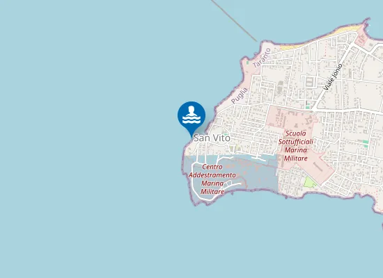 Map of STABILIMENTO YACTING CLUB S.VITO