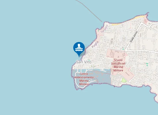 Map of SPIAGGIA LIBERA PORTICCIOLO M.M.