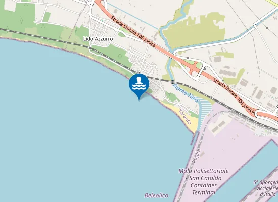 Map of SPIAGGIA HOTEL TRITONE-LIDO AZZURRO