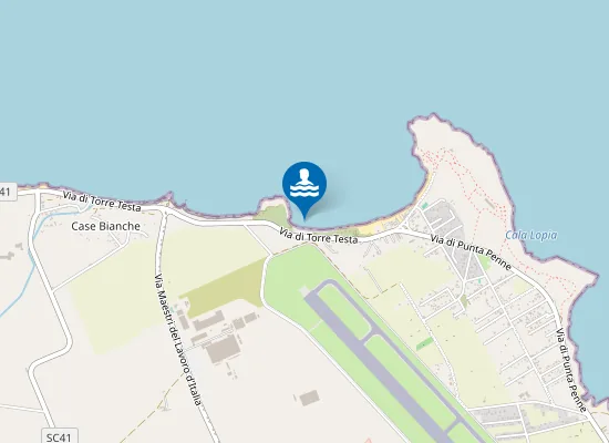 Map of PUNTA PENNE LIDO VIGILI DEL FUOCO