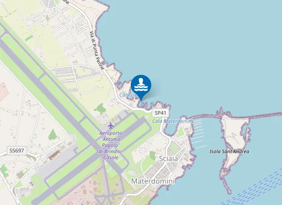 Map of MATERDOMINI LIDO BRIN (MALCARNE)