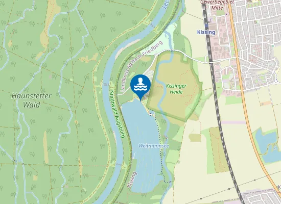 Map of WEITMANNSEE KISSING OSTUFER