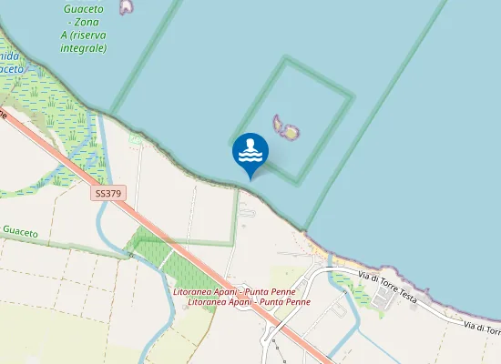 Map of DI FRONTE ALLO SCOGLIO DI APANI