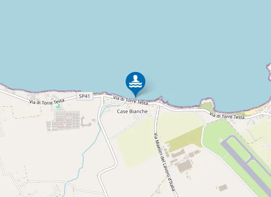 Map of SBITRI - SCARICO I.A.M. 200 MT. NORD