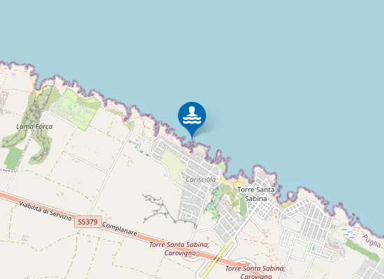 Map of TORRE S SABINA - 'LA NOSTRA FAMIGLIA'