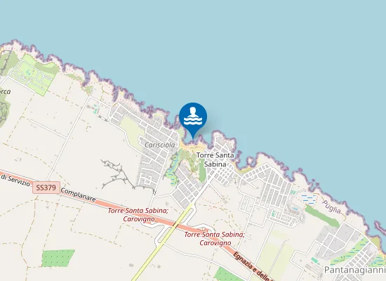 Map of TORRE S SABINA - DX 'LA NOSTRA FAMIGLIA'