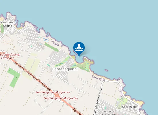 Map of PANTANAGIANNI SPIAGGIA LIBERA