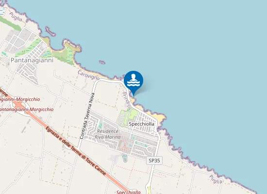 Map of SPECCHIOLLA LIDO BELFIORE