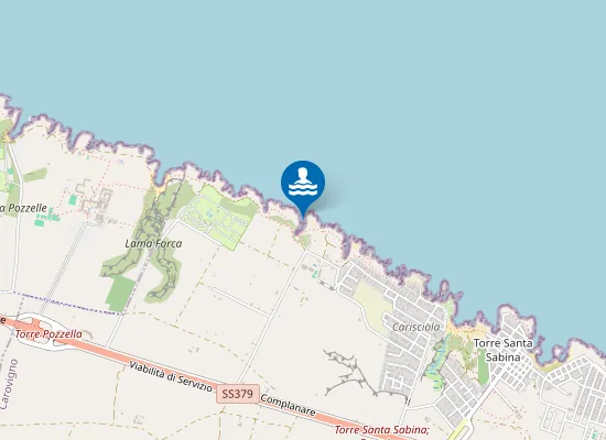 Map of DI FRONTE ALLA STRADA MASSERIA MONACELLA