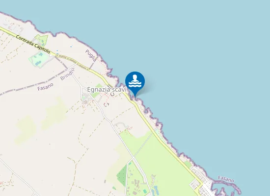 Map of TORRE EGNAZIA (ANTISTANTE CASE AZZURRA)