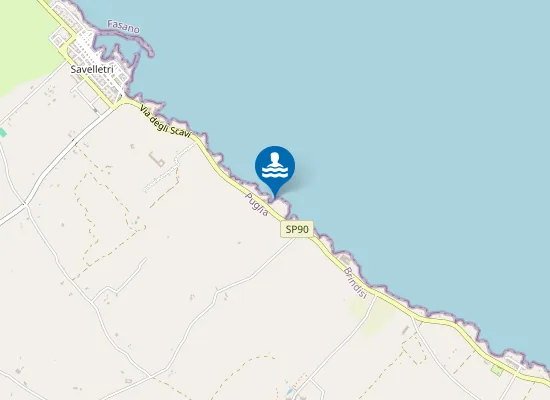 Map of CALA PALMIERI