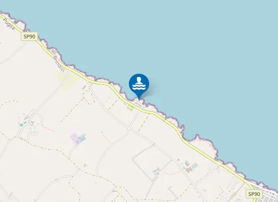 Map of LA FORCATELLA PRIMA DELLA CASA BIANCA