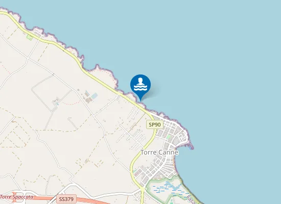 Map of TORRE CANNE NORD PRIMA DELLA CASA GRIGIA