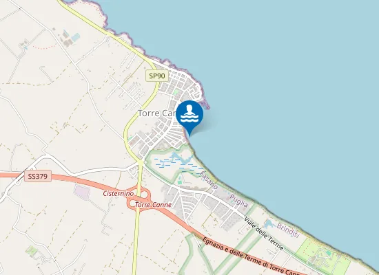 Map of TORRE CANNE S LIBERA PRIMA DELLA CHIESA