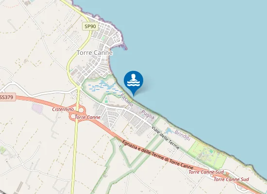 Map of TORRE CANNE LIDO HOTEL TERME