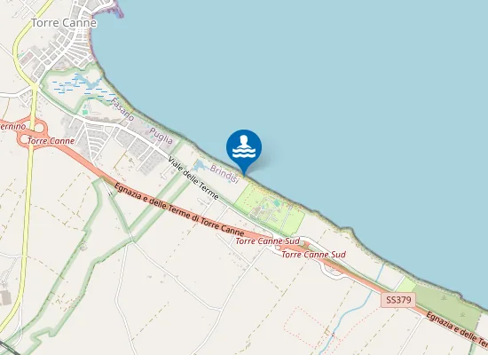 Map of T. CANNE - CORSO D'ACQUA FIUME PICCOLO