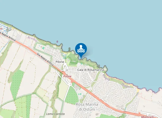 Map of PILONE S LIBERA (PRIMA DEL DISTR AGIP)