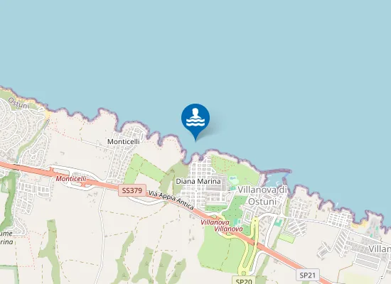 Map of DIANA MARINA S DIANA MARINA