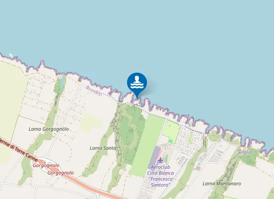 Map of FOSSO PUNTORE DI FRONTE STRADA VICINALE