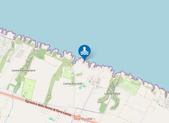 Map of TORRE POZZELLA VILLAGGIO VALTUR