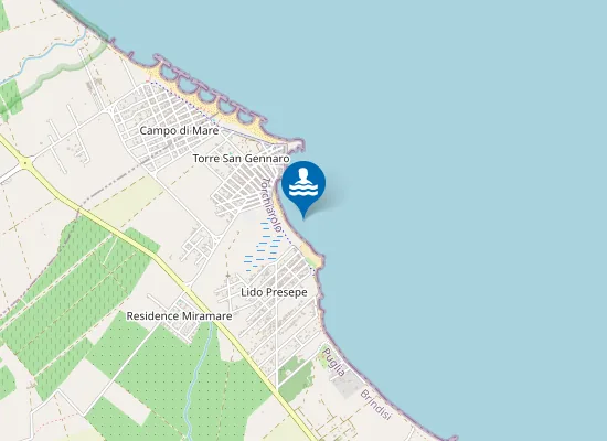 Map of TORRE S GENNARO LIDO S GENNARO