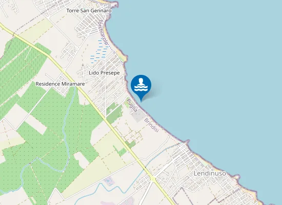 Map of TORRE S GENNARO LIDO PRESEPE