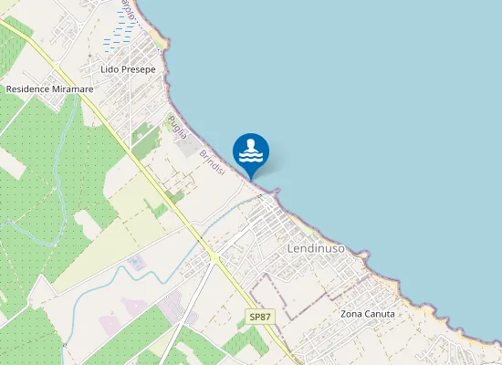 Map of LENDINUSO - CAN.INFOCACIUCCI 200 MT NORD