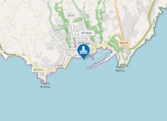 Map of ARENILE S.MARIA DI LEUCA