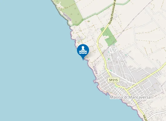 Map of GALLIPOLI-POSTO LI SORCI