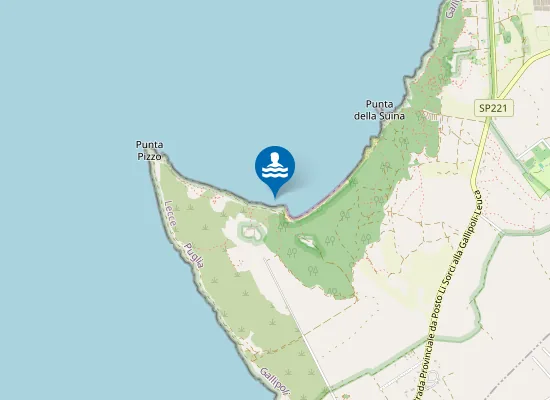 Map of TORRE DEL PIZZO