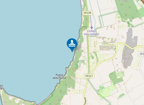 Map of 500 MT SUD HOTEL LE SIRENUSE