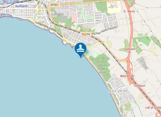 Map of LIDO SAN GIOVANNI