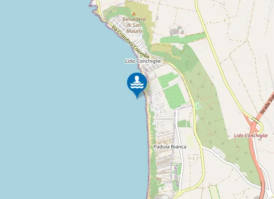 Map of LIDO CONCHIGLIE-SPIAGGIA