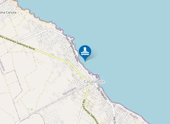 Map of CASALABATE,500 MT S.TORRE SPECCHIOLLA