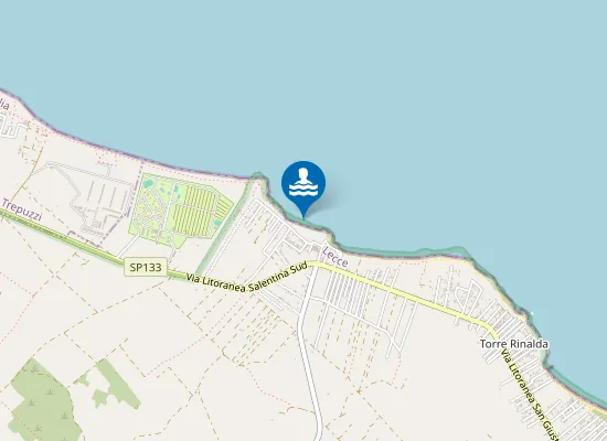 Map of SPIAGGIA TORRE RINALDA