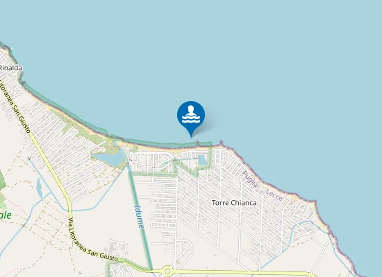 Map of TORRE CHIANCA,STAB.IL CIRCEO