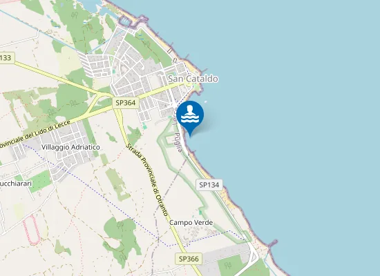 Map of SAN CATALDO-LA ROTONDA