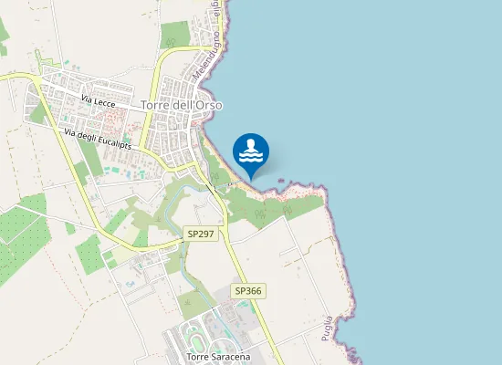 Map of TORRE DELL'ORSO ALLA PINETA