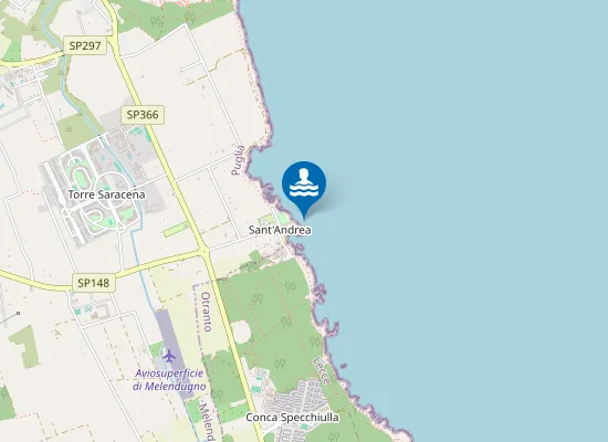 Map of SANT'ANDREA-VICINO AL FARO