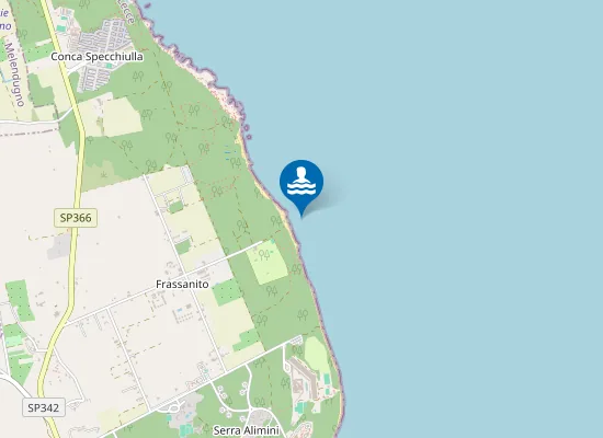 Map of CAMPING FRASSANITO-A NORD SCARICO