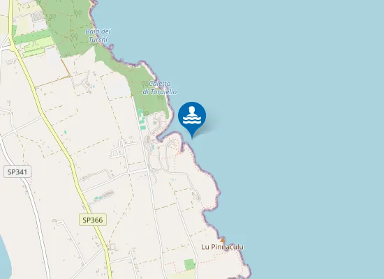 Map of CLUB MEDITERRANEE-NORD TORRE S.STEFANO