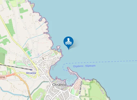 Map of CASTELLANA TRAFILI-SCARICO CITTADINO