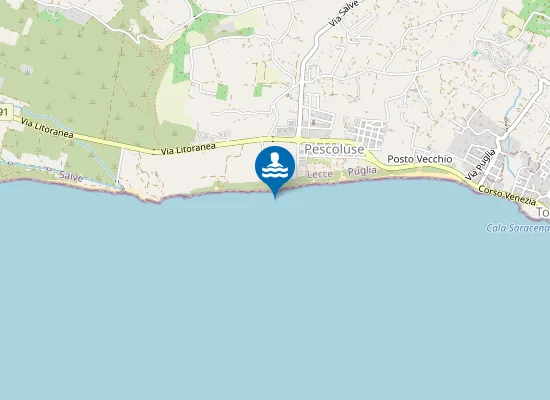 Map of POSTO VECCHIO DI SALVE