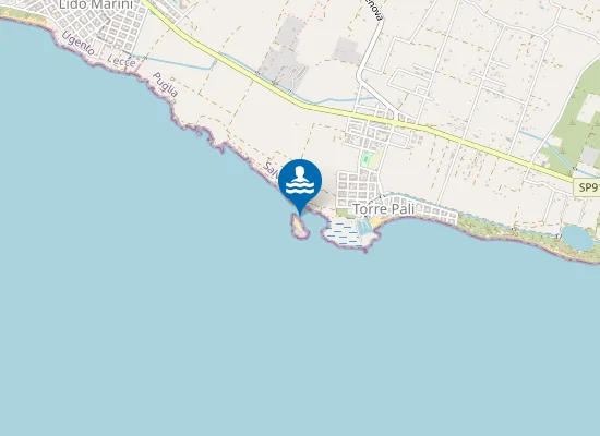 Map of TORRE PALI-ISOLA DELLE FANCIULLE