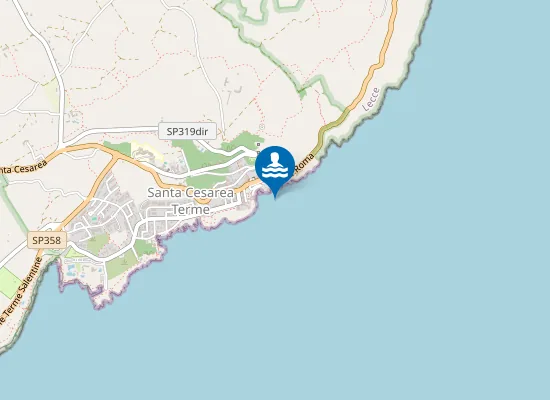 Map of 50 M V.SO PALAZZO TAMBORRINO SCAR.TERME