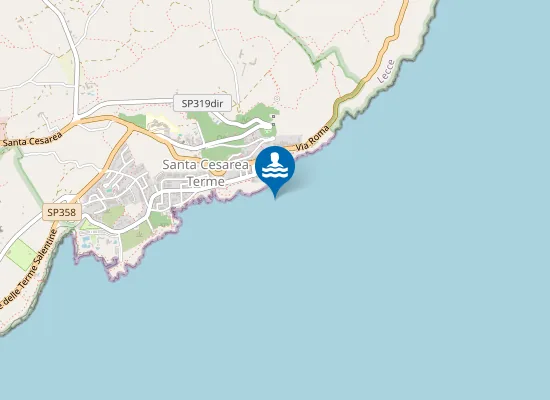 Map of 50 M V.SO PALAZZO STICCHI SCAR.TERME