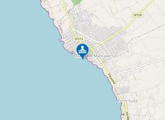 Map of MARINA DI MANCAVERSA