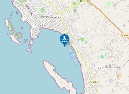 Map of LIDO LA STREA-STRADA PANORAMICA