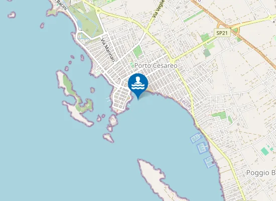 Map of PORTO CESAREO