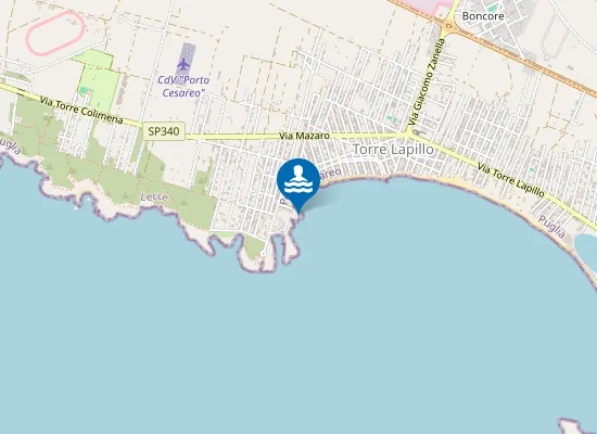 Map of TORRE CAPILLO-ALLA TORRE